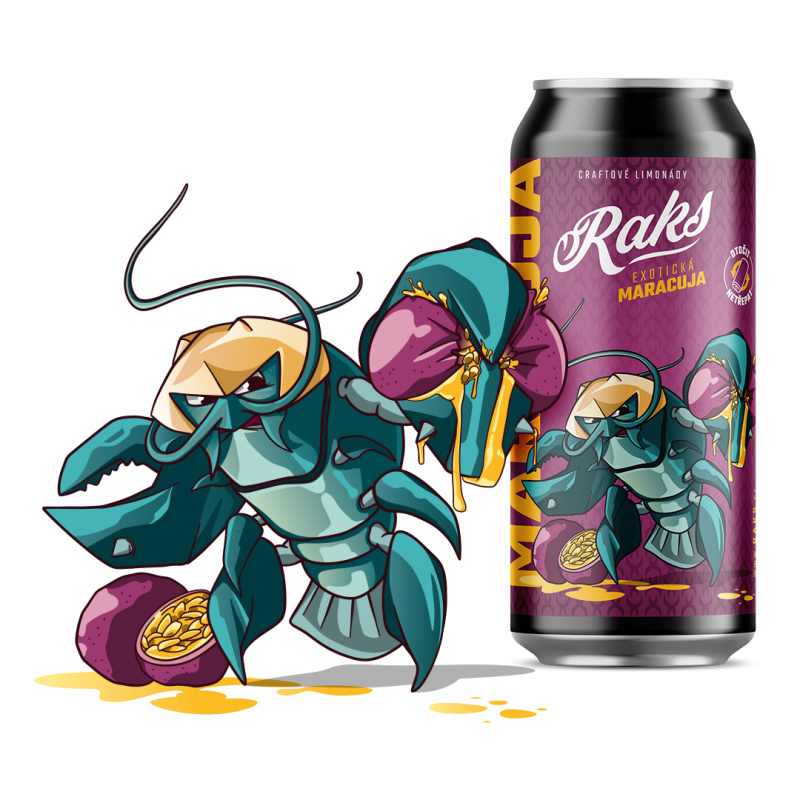 Raks Limonáda Maracuja, 500 ml