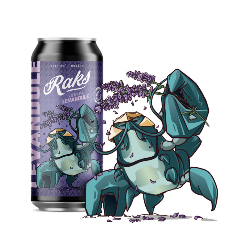 Raks Limonáda Levandule, 500 ml