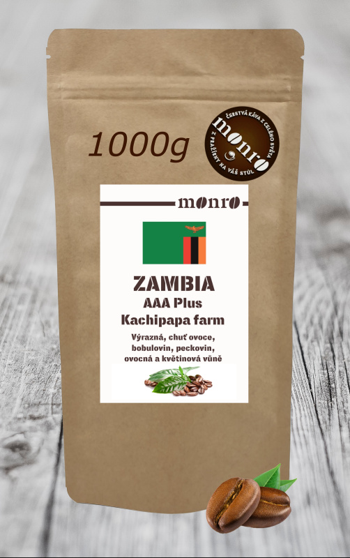 MONRO ZAMBIA AAA PLUS KACHIPAPA FARM KÁVA ARABIKA