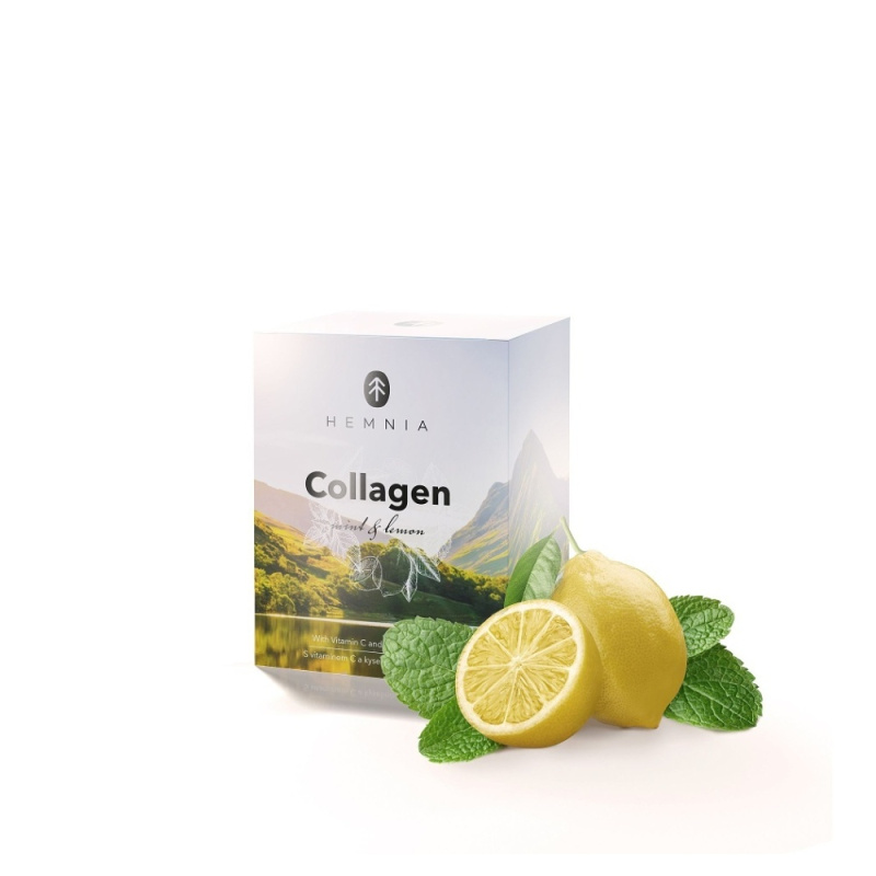 Hemnia Kolagenový drink s kyselinou hyaluronovou, 3000 mg kolagenu v 1 sáčku, 30 sáčků
