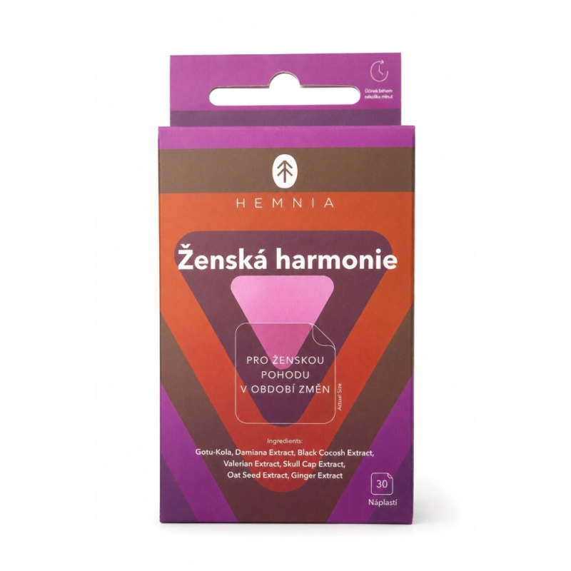 Hemnia Menopause Náplasti pro zmírnění příznaků menopauzy, 30ks