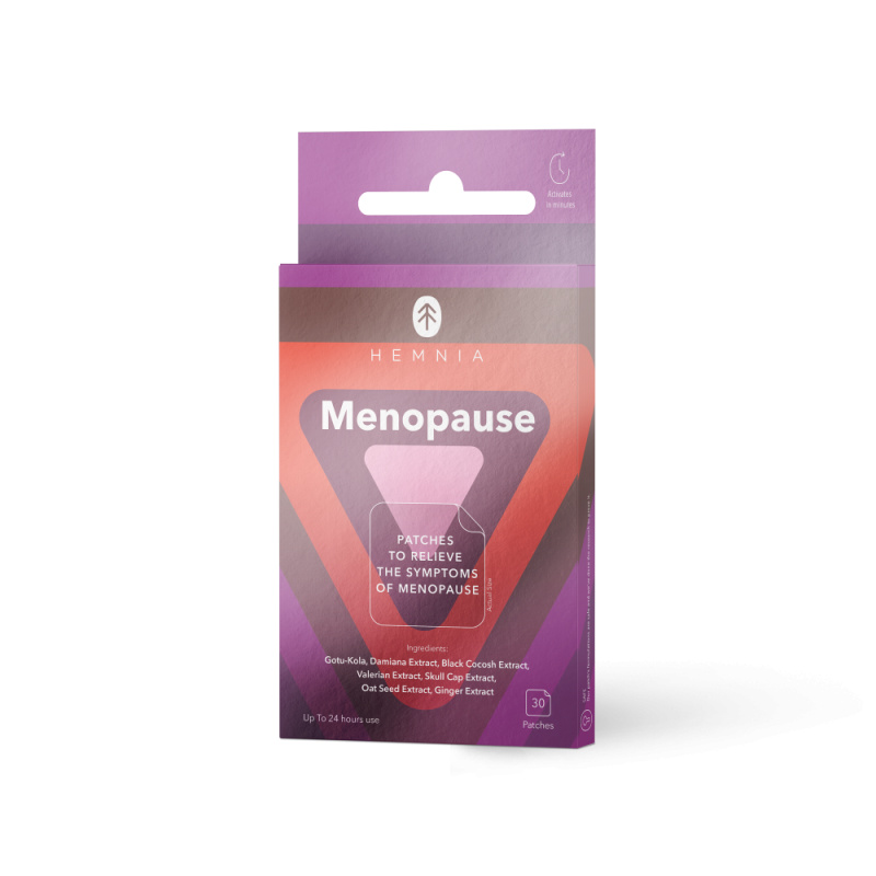 Hemnia Menopause Náplasti pro zmírnění příznaků menopauzy, 30ks