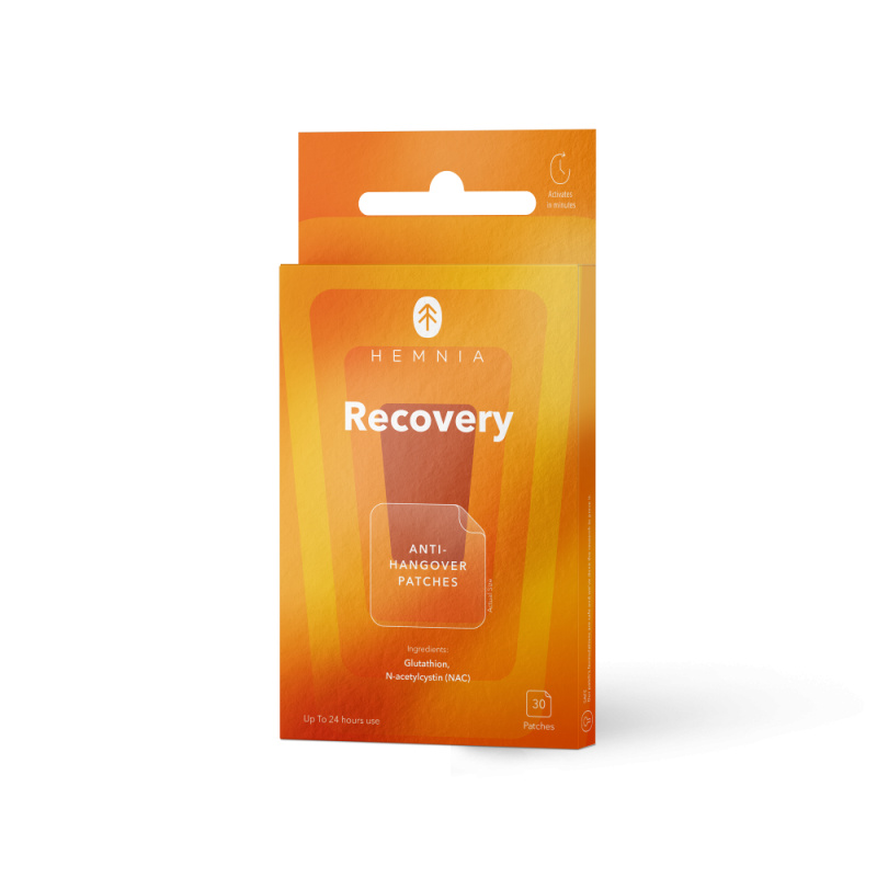 Hemnia Recovery Náplasti proti kocovině, 30ks