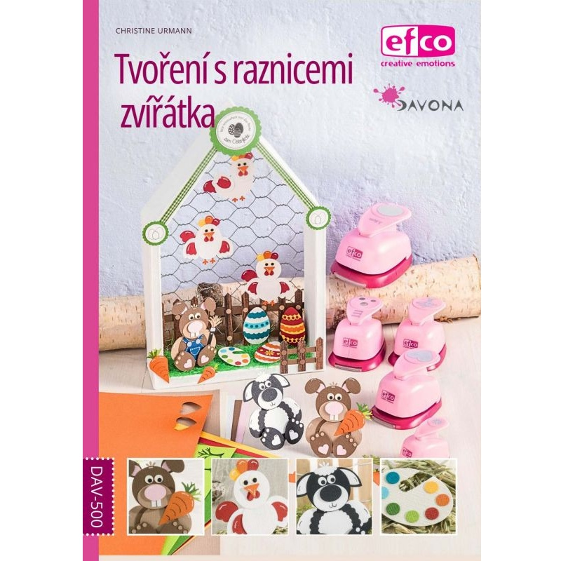 Tvoření s raznicemi zvířátka - kniha návodů