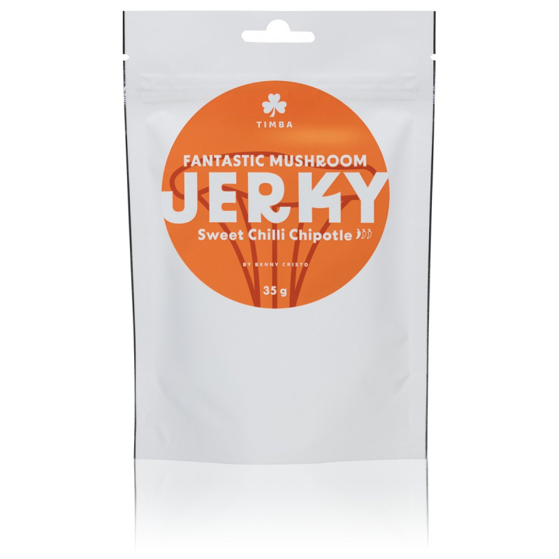 Timba Fantastic Mushroom Jerky Sweet chilli Chipotle 35g