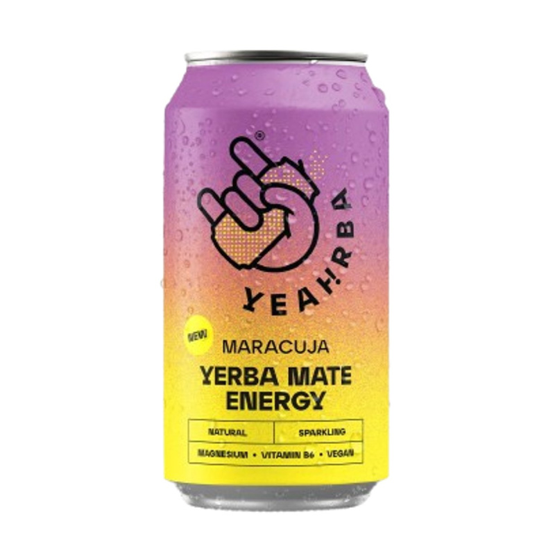 Yeahrba Natural Energy Drink Maracuja 330 ml
