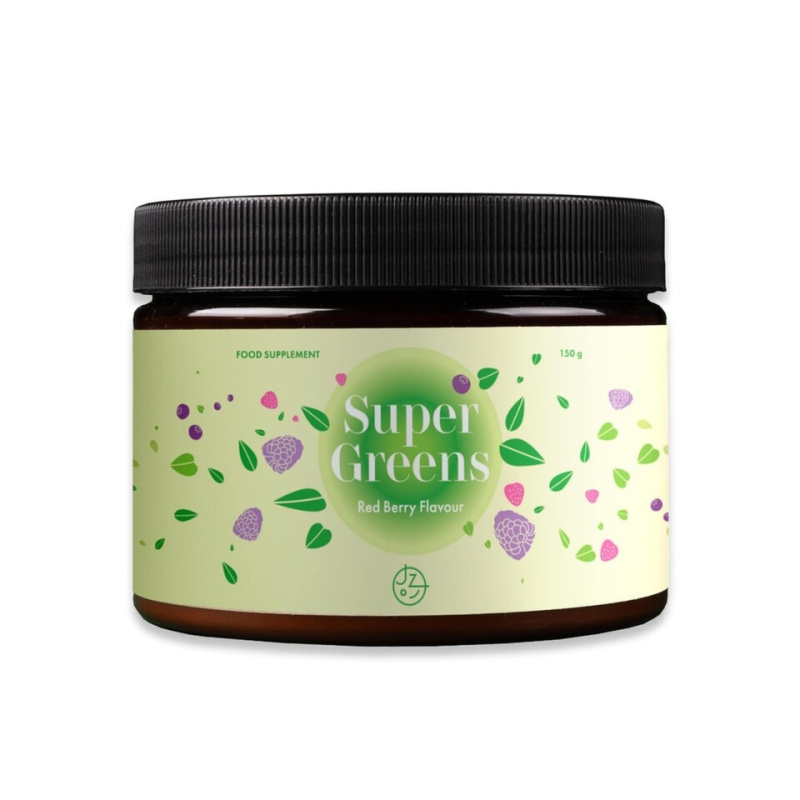 JÍME ZDRAVĚ Super Greens komplex s příchutí lesní směs 150 g