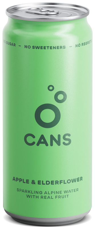 CANS s příchutí jablka a bezinky 330ml