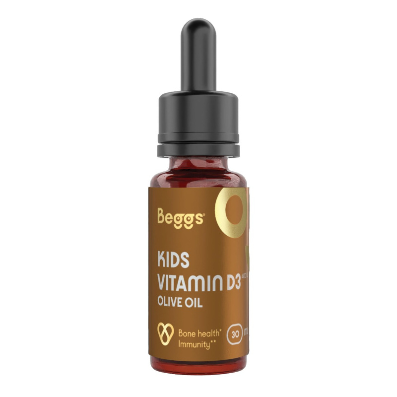 BEGGS Kids vitamin D3 400 IU olive oil BIO 30 ml