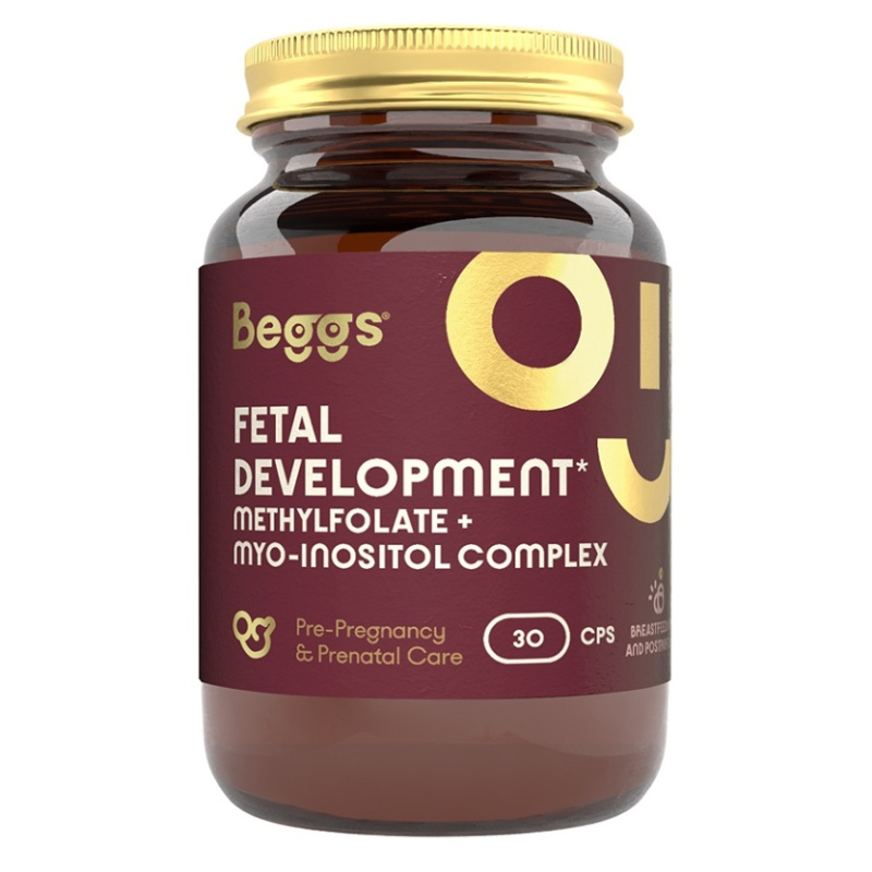 Simply Nature  Methylfolate + myo-inositol COMPLEX, Pre-Pregnancy&Prenatal Care, 30 kapslí