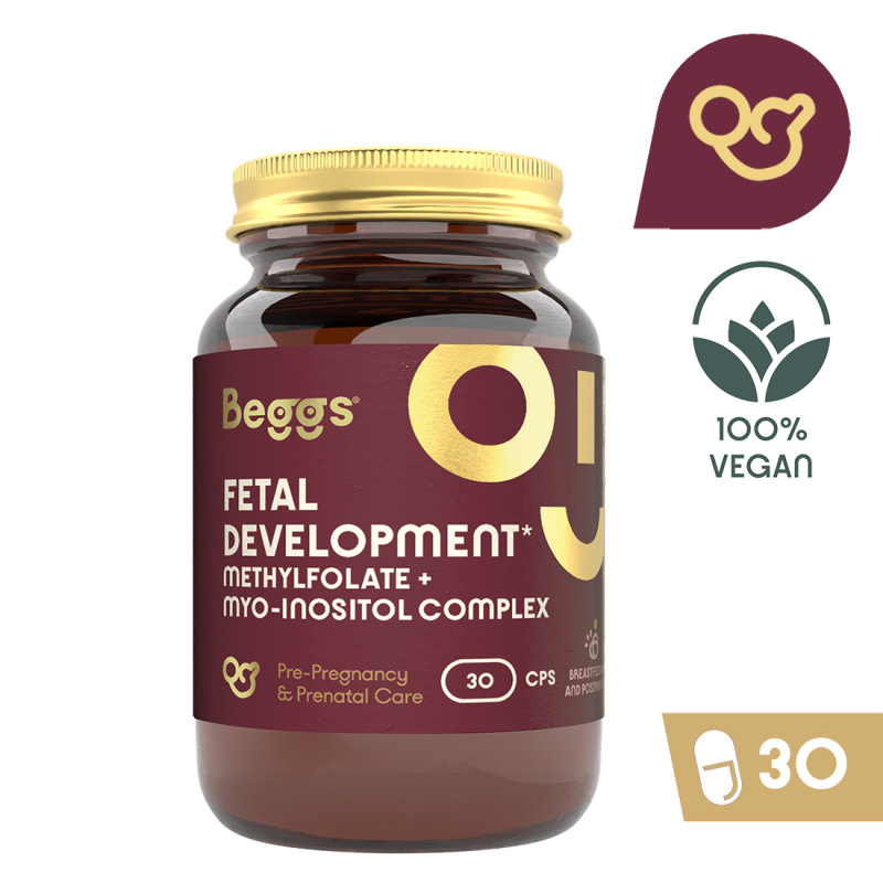 Simply Nature  Methylfolate + myo-inositol COMPLEX, Pre-Pregnancy&Prenatal Care, 30 kapslí