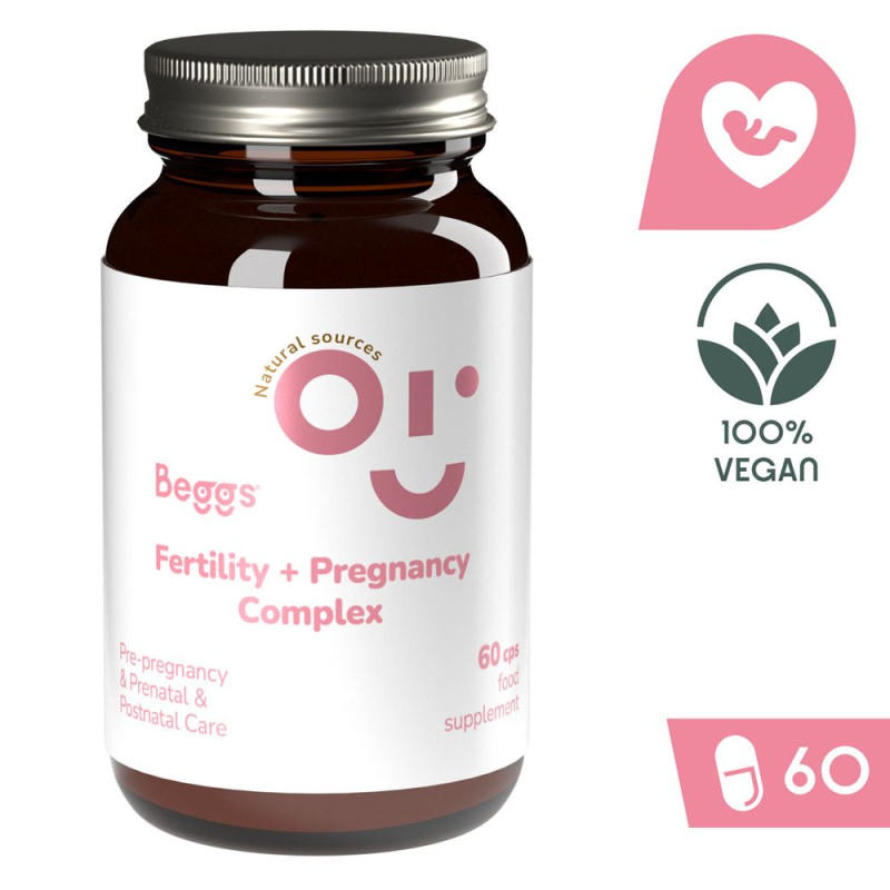 BEGGS Fertility + pregnancy complex 60 kapslí