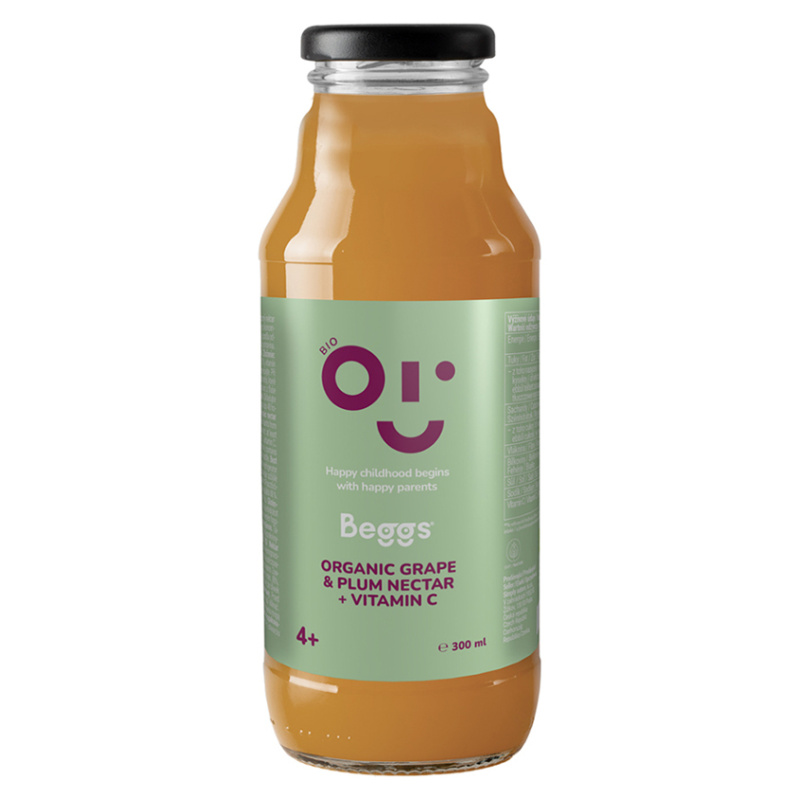 Beggs BIO Nektar hroznové víno & švestka