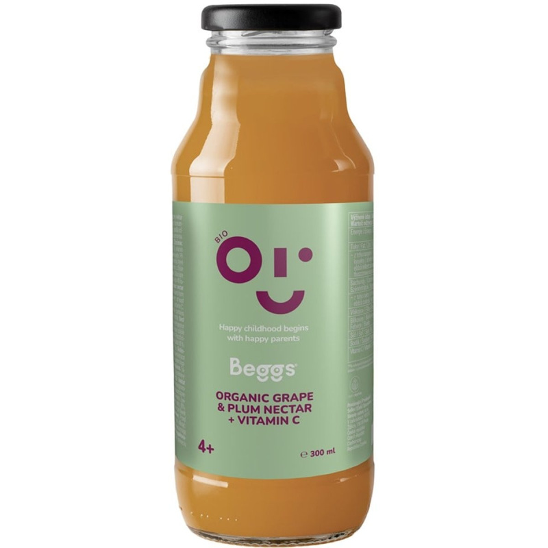 Beggs BIO Nektar hroznové víno & švestka