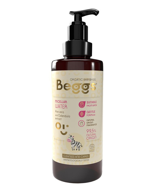 Beggs Organic Baby & Kids Micelar Water micelární voda pro děti 200 ml