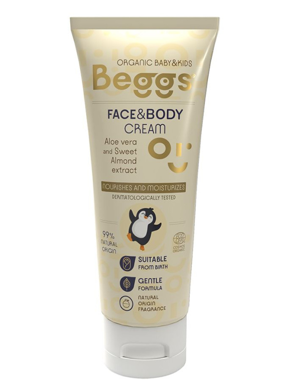 BEGGS Dětský hydratační krém na pleť a tělo 75 ml