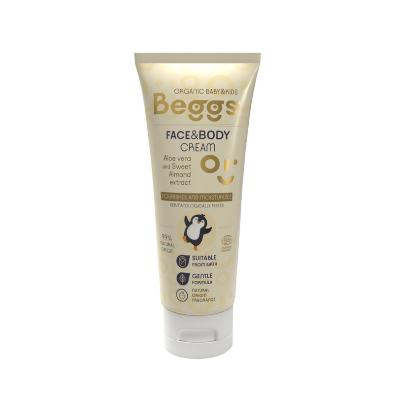 BEGGS Dětský hydratační krém na pleť a tělo 75 ml
