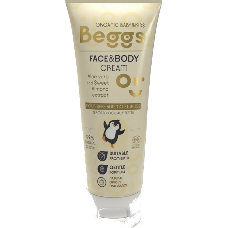 BEGGS Dětský hydratační krém na pleť a tělo 75 ml