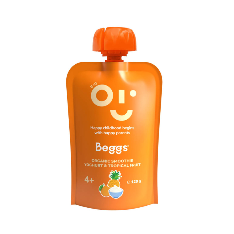 Beggs BIO Smoothie s jogurtem a tropickým ovocem