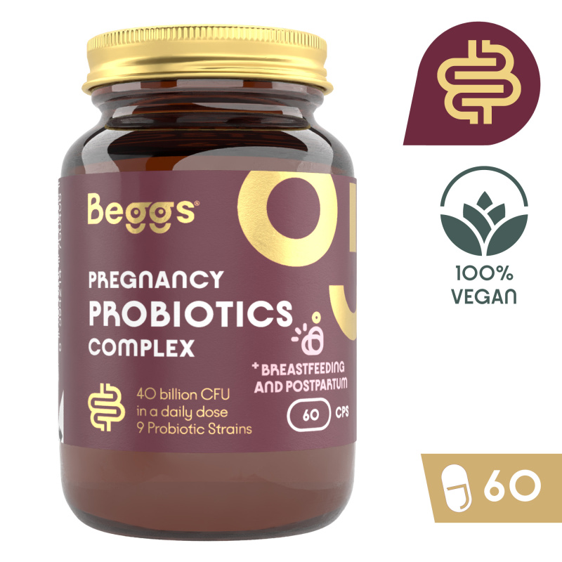 BEGGS Pregnancy Probiotics Complex 60 kapslí