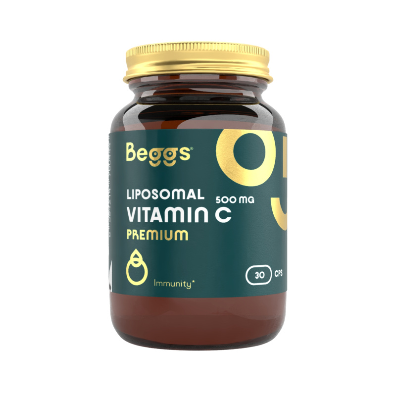 BEGGS Liposomal Vitamin C 500 mg Premium 30 kapslí