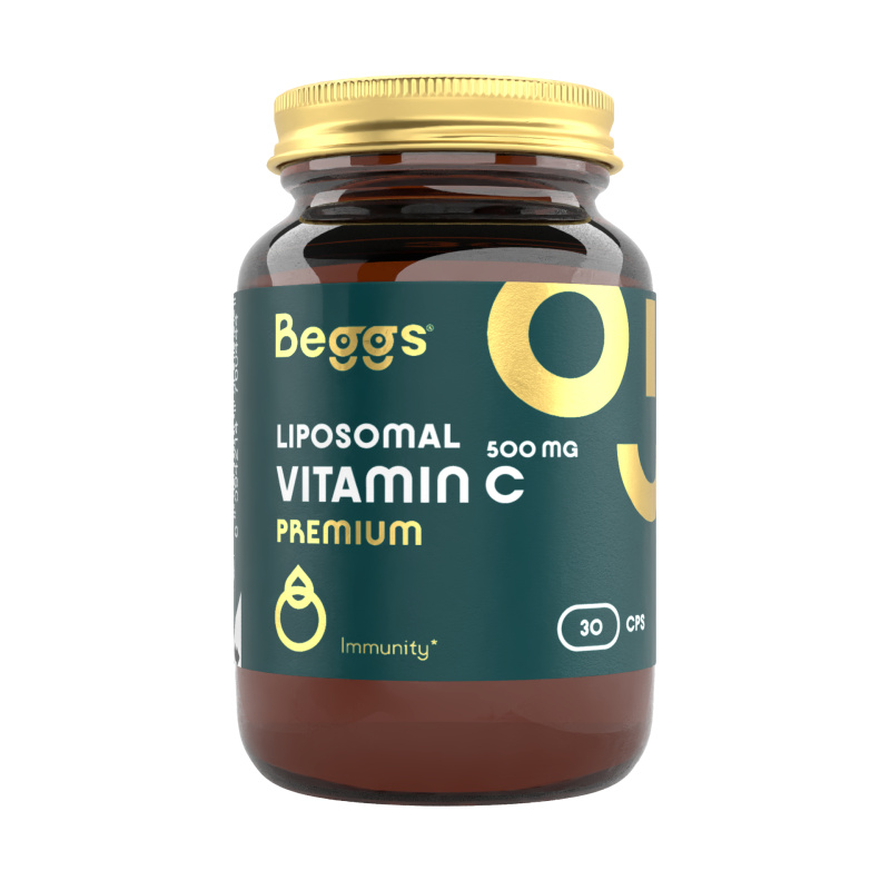 BEGGS Liposomal Vitamin C 500 mg Premium 30 kapslí