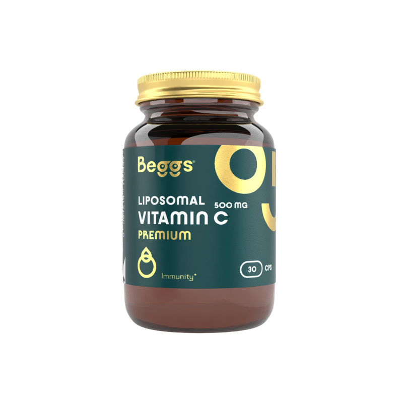 BEGGS Liposomal Vitamin C 500 mg Premium 30 kapslí