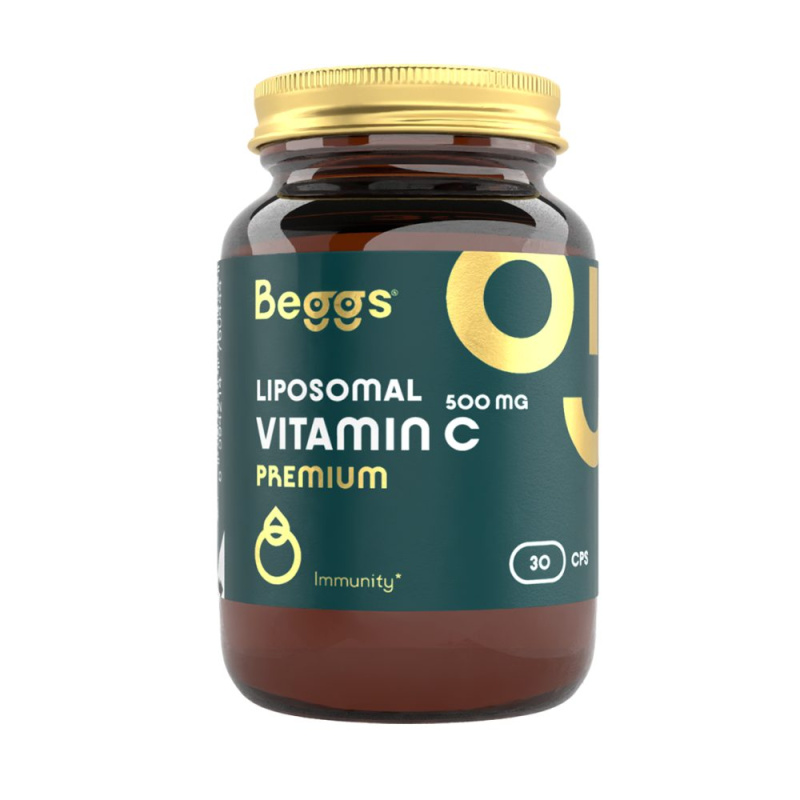 BEGGS Liposomal Vitamin C 500 mg Premium 30 kapslí
