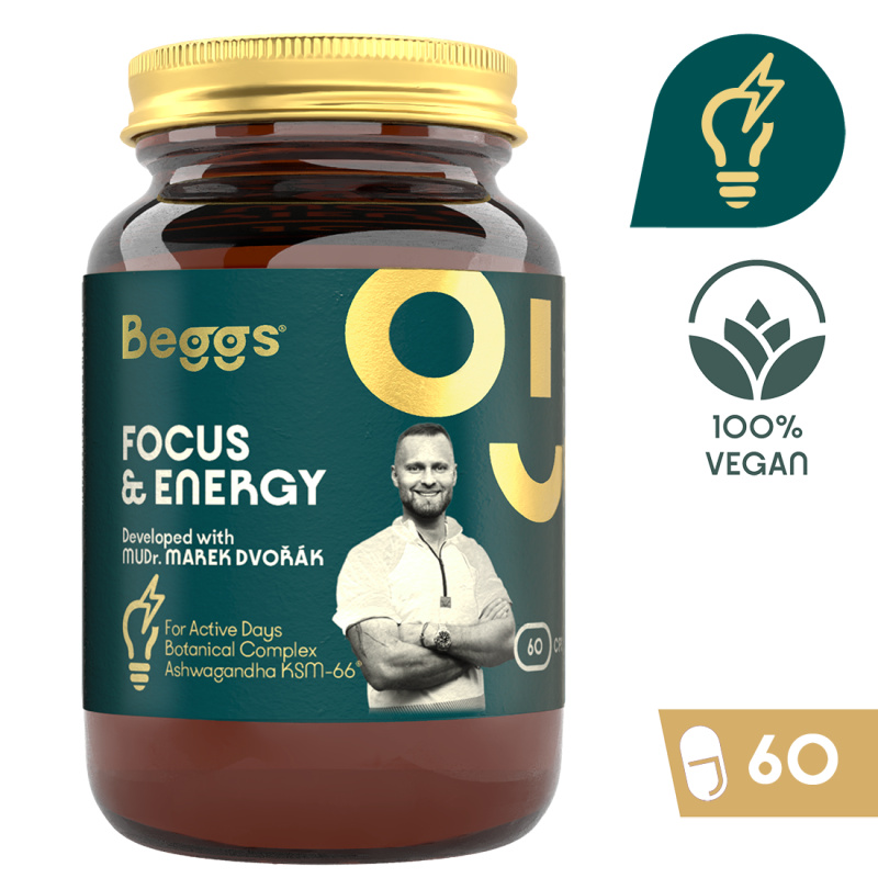 BEGGS Focus and Energy by Marek Dvorak 60 kapslí