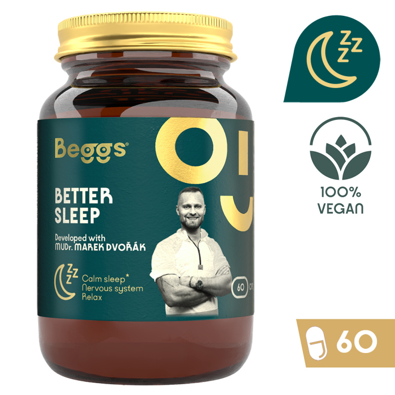 BEGGS Better Sleep by Marek Dvorak 60 kapslí