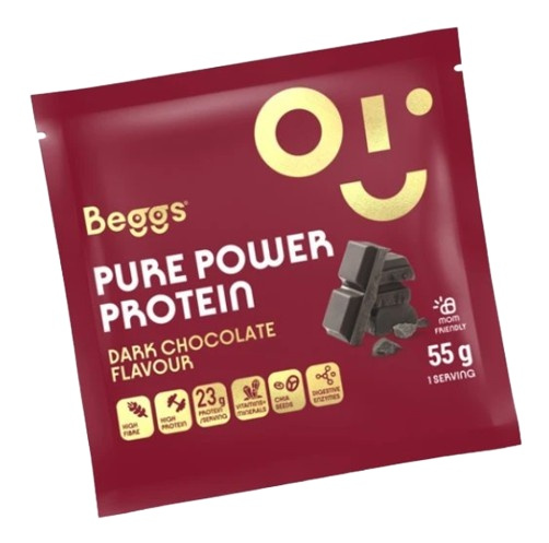 Beggs Pure Power Protein dark chocolate 55 g