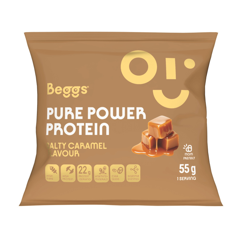 BEGGS Pure Power Protein Salty Caramel 55g