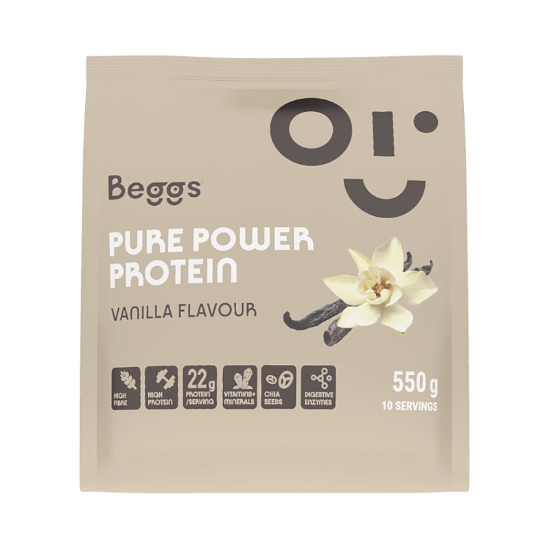 Beggs Pure Power Protein vanilla 550 g