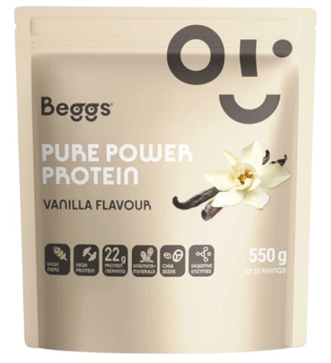 Beggs Pure Power Protein vanilla 550 g