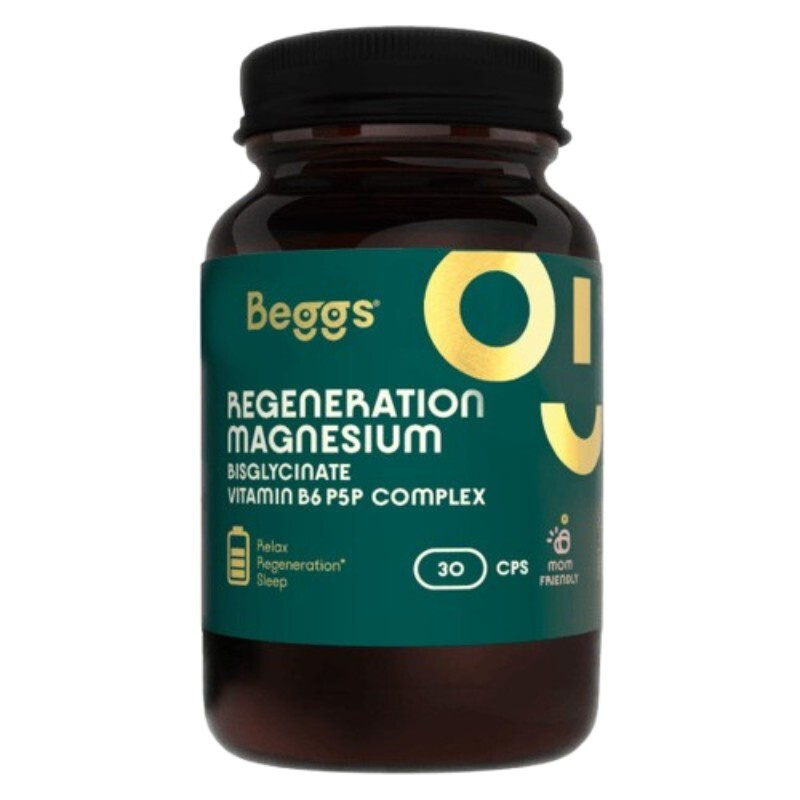 BEGGS Magnesium bisglycinate 380 mg + P5P COMPLEX 1,4 mg 30 kapslí
