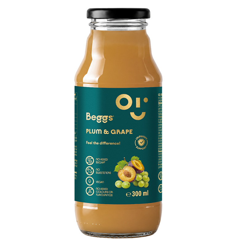 Beggs Nápoj hroznové víno & švestka