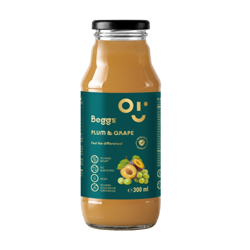 Beggs Nápoj hroznové víno & švestka