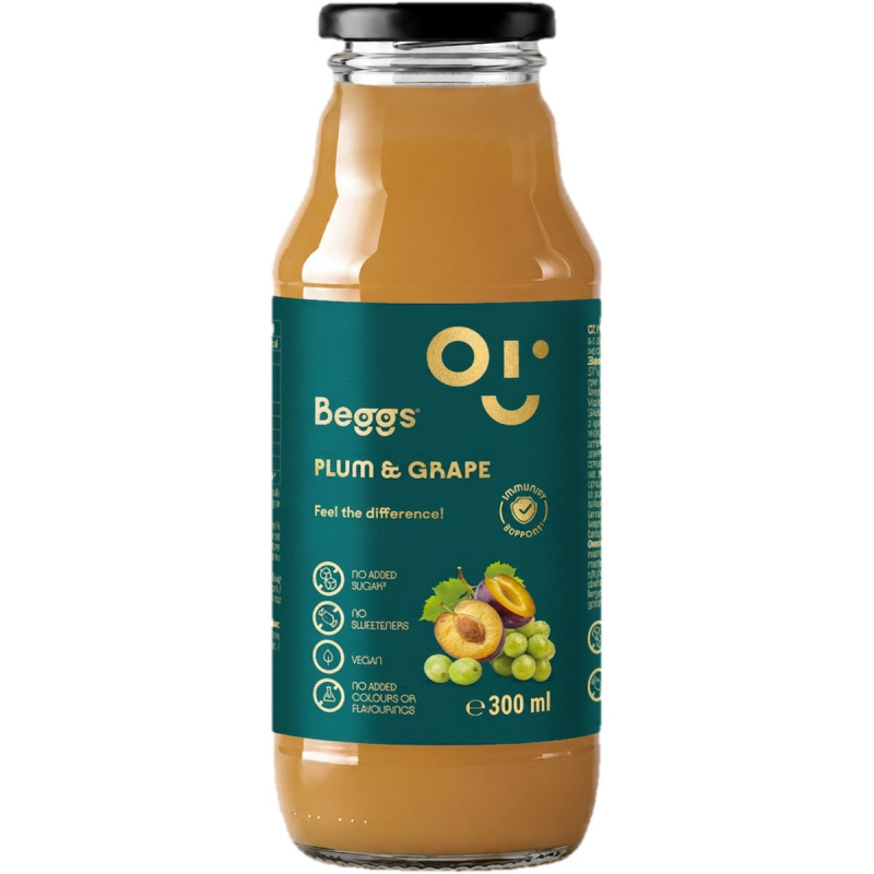 Beggs Nápoj hroznové víno & švestka