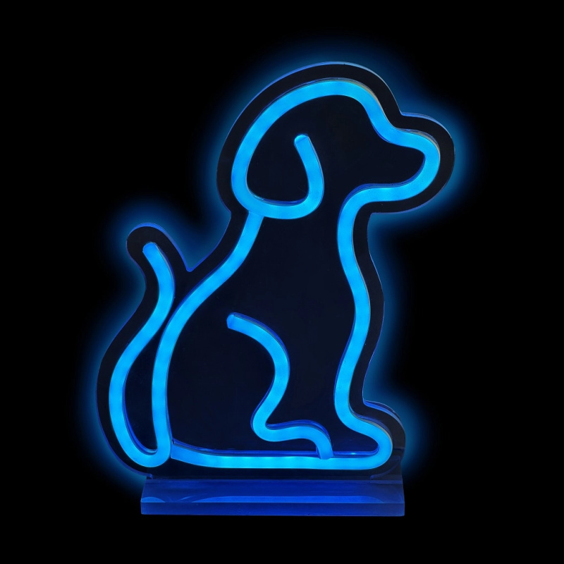 Led lampička Pes