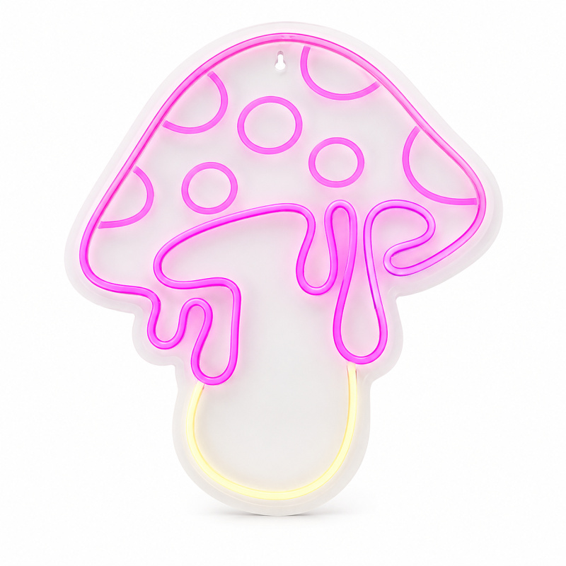 Lampička LED Neon Houba