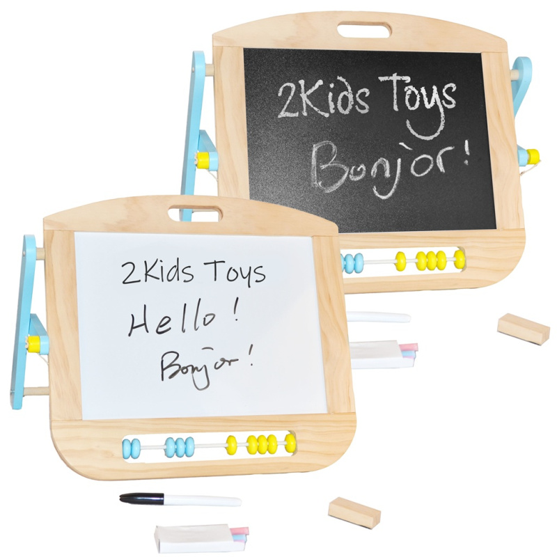 2Kids Toys magnetická oboustranná stolní tabule s počítadlem