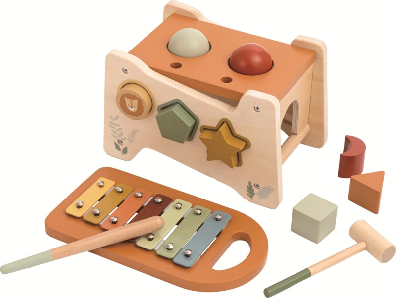 Multifunkční zatloukačka s xylofonem 2Kids Toys