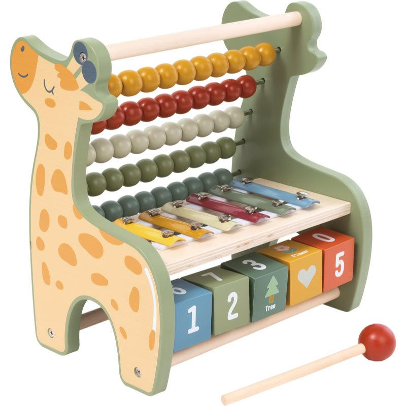 Multifunkční počítadlo žirafa se xylofonem 2Kids Toys