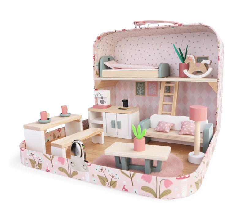 2Kids Toys domeček pro panenky v kufříku – kuchyně