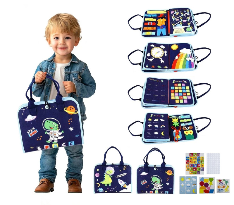 Senzorická busy kniha vesmír 2Kids Toys