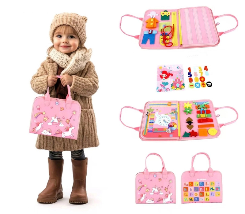 Senzorická busy kniha Jednorožec 1 od 2Kids Toys