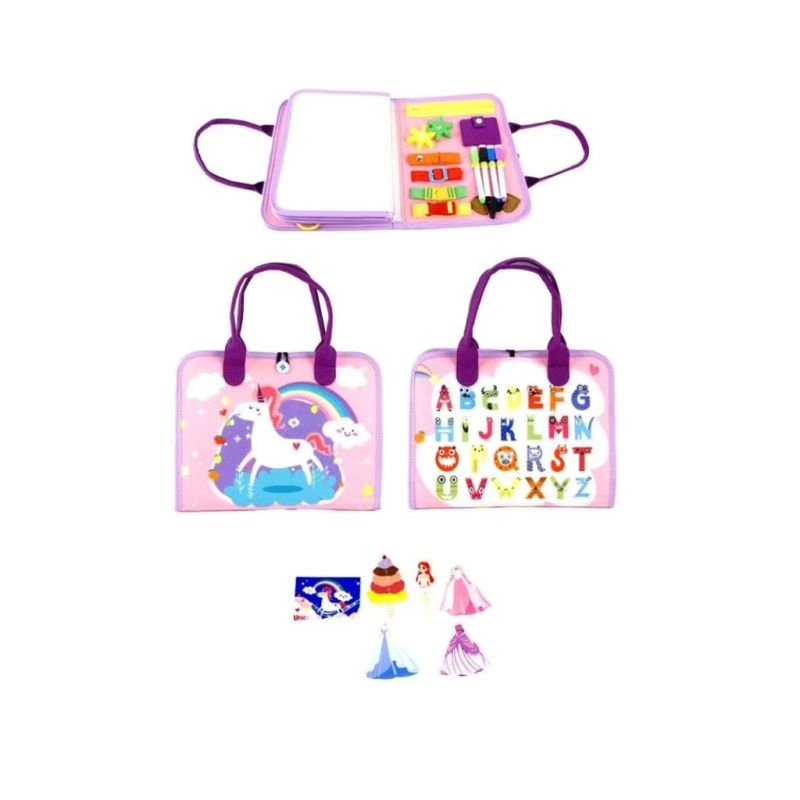 Senzorická busy kniha jednorožec 2Kids Toys