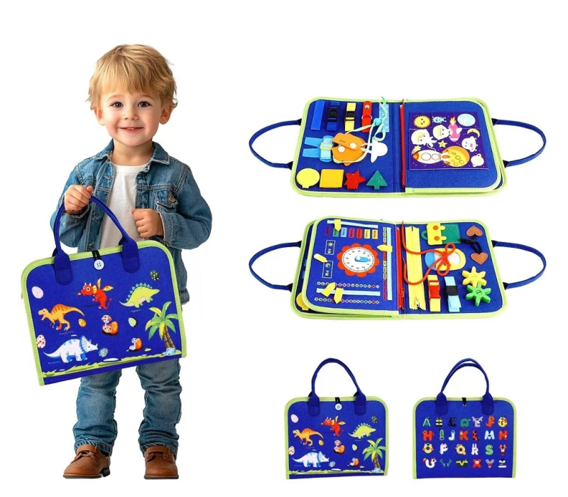 Senzorická busy kniha Dinosauři 4 – 2Kids Toys