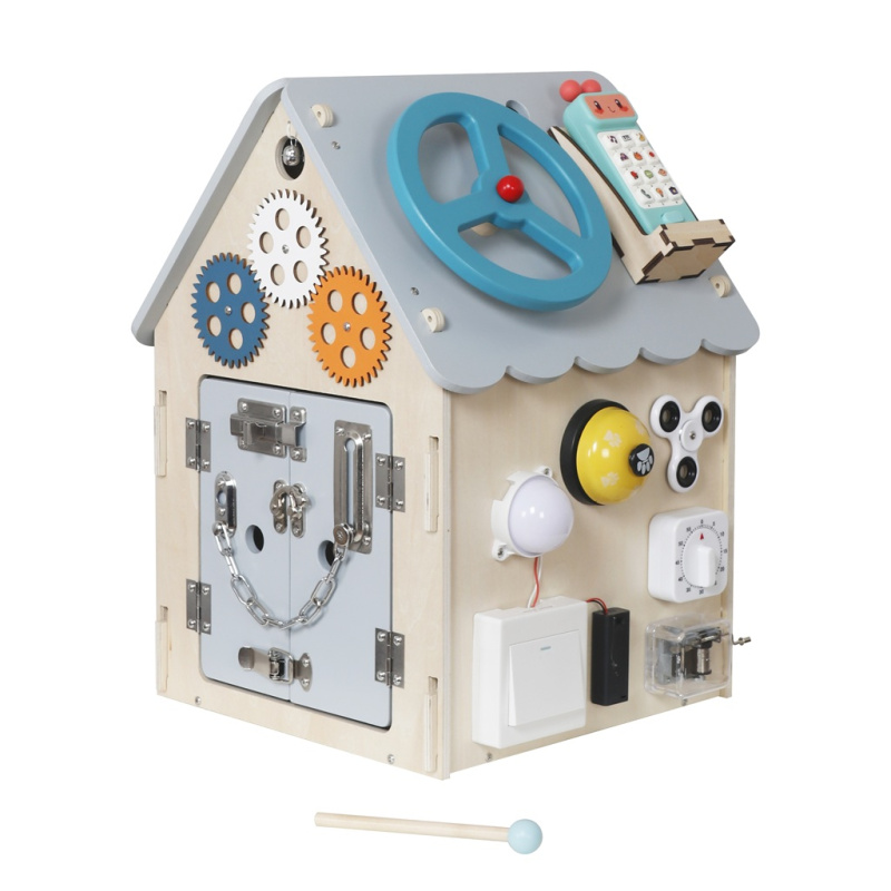 Activity board domeček šedý 2Kids Toys