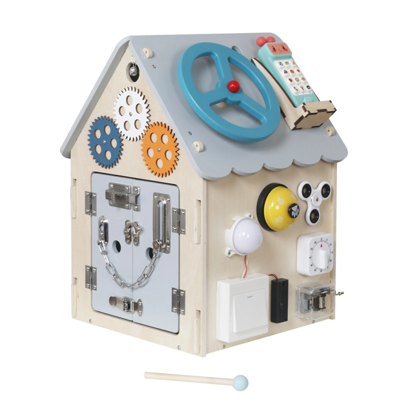 Activity board domeček šedý 2Kids Toys